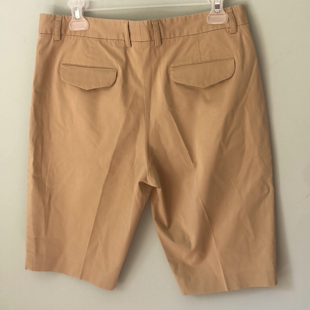 Theory Khaki Women’s Bermuda Uniform Shorts - Picture 3 of 3